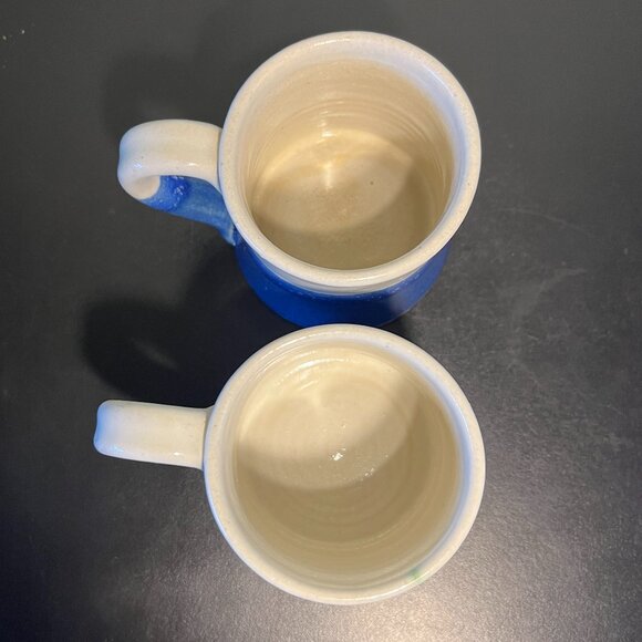 Two (2) Handcrafted Dunn County Pottery Mugs ~ Dipped Glaze ~ Made in Wisconsin - Picture 10 of 12